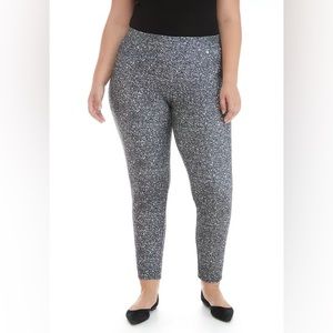 MICHAEL Michael Kors Silver Speckled Leggings